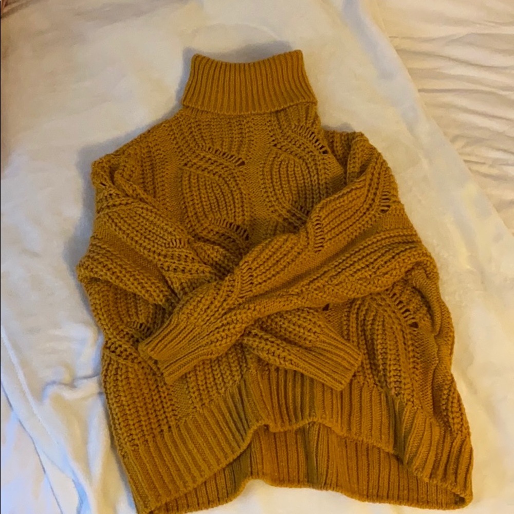 Mustard Colored Turtle Neck